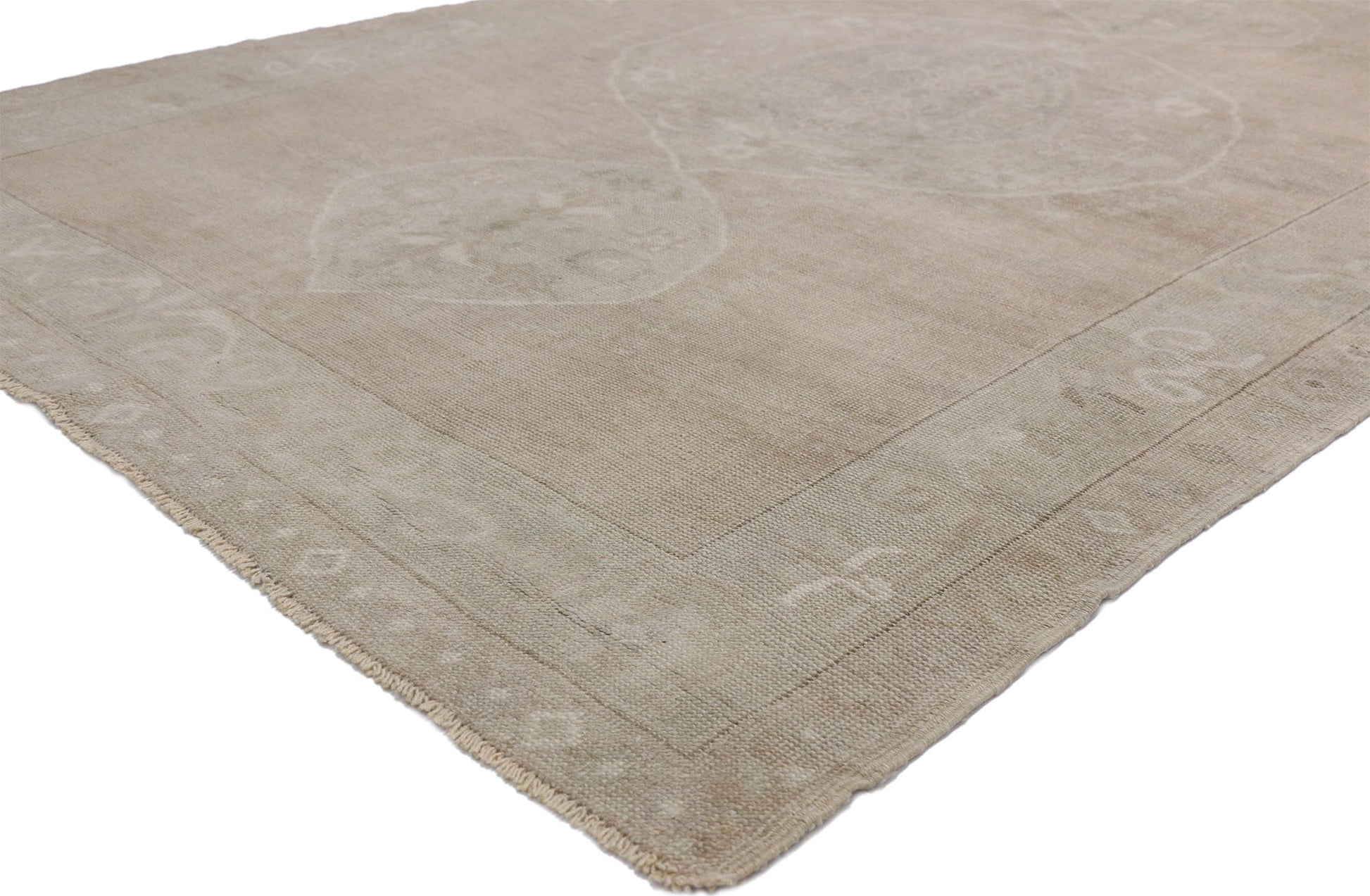 5 x 12 Vintage Turkish Oushak Rug 52479