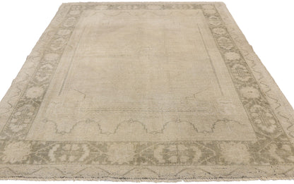4 x 6 Vintage Oushak Rug 52481