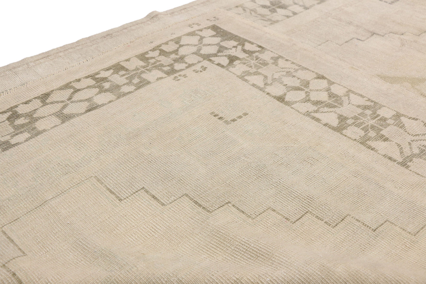 5 x 8 Vintage Turkish Oushak Rug 52483