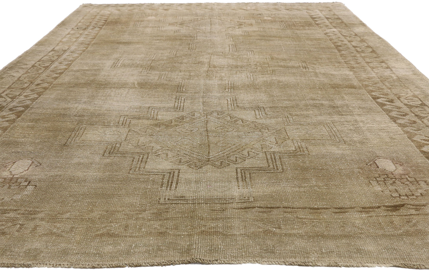 8 x 12 Vintage Oushak Rug 52485
