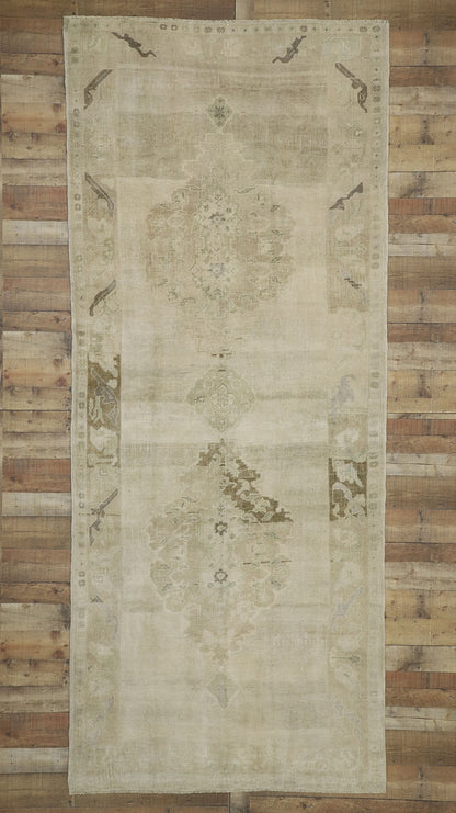 5 x 12 Vintage Oushak Rug 52487