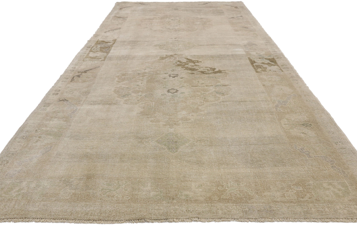 5 x 12 Vintage Oushak Rug 52487