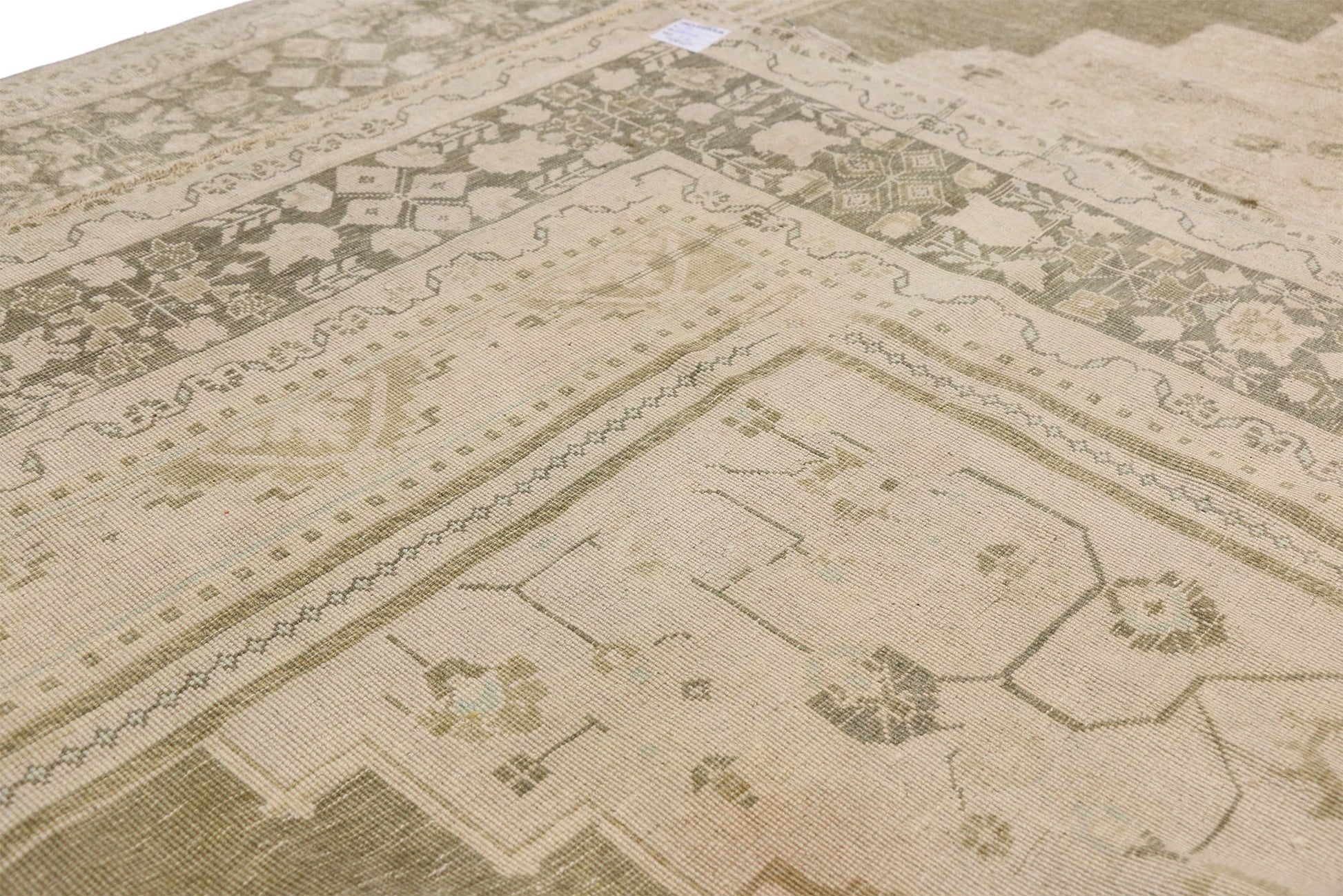 7 x 12 Vintage Turkish Oushak Rug 52488