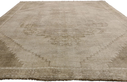 8 x 12 Vintage Turkish Oushak Rug 52489