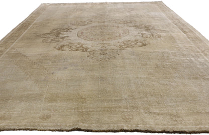 7 x 11 Vintage Turkish Oushak Rug 52490