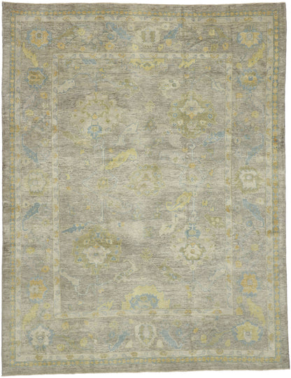 10 x 13 Contemporary Turkish Oushak Rug 52491