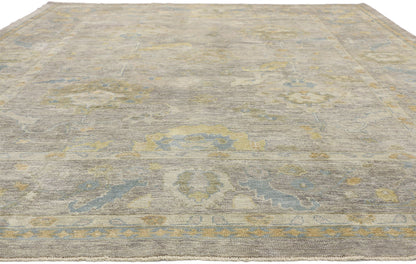 10 x 13 Contemporary Turkish Oushak Rug 52491