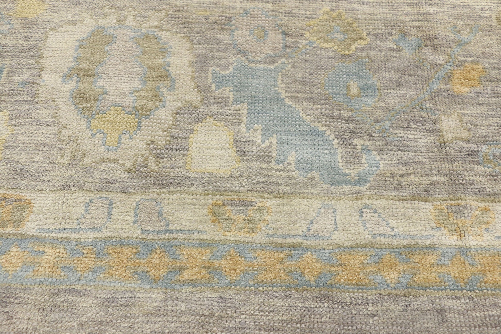 10 x 13 Contemporary Turkish Oushak Rug 52491