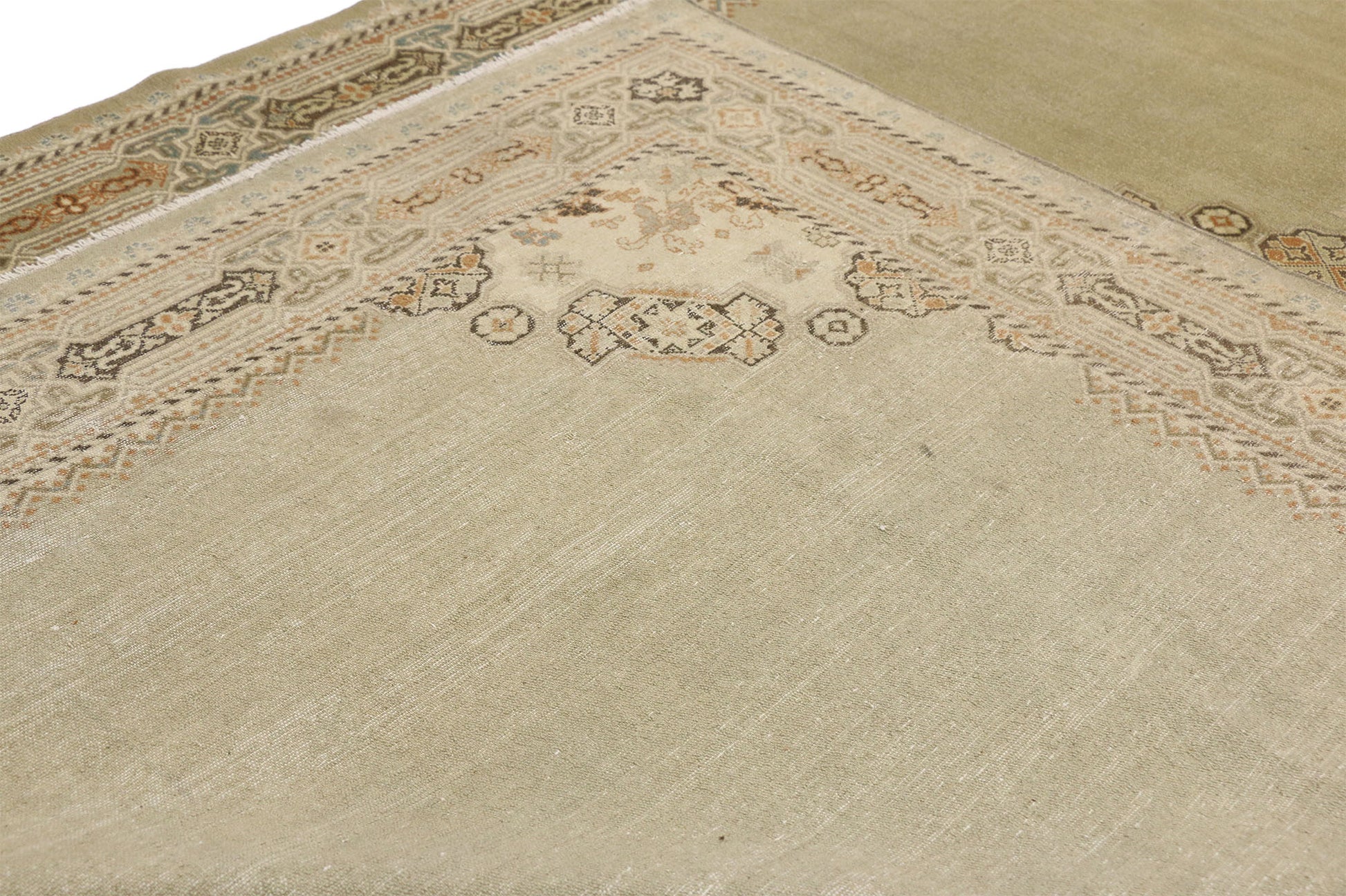 7 x 10 Antique Persian Malayer Rug 52495