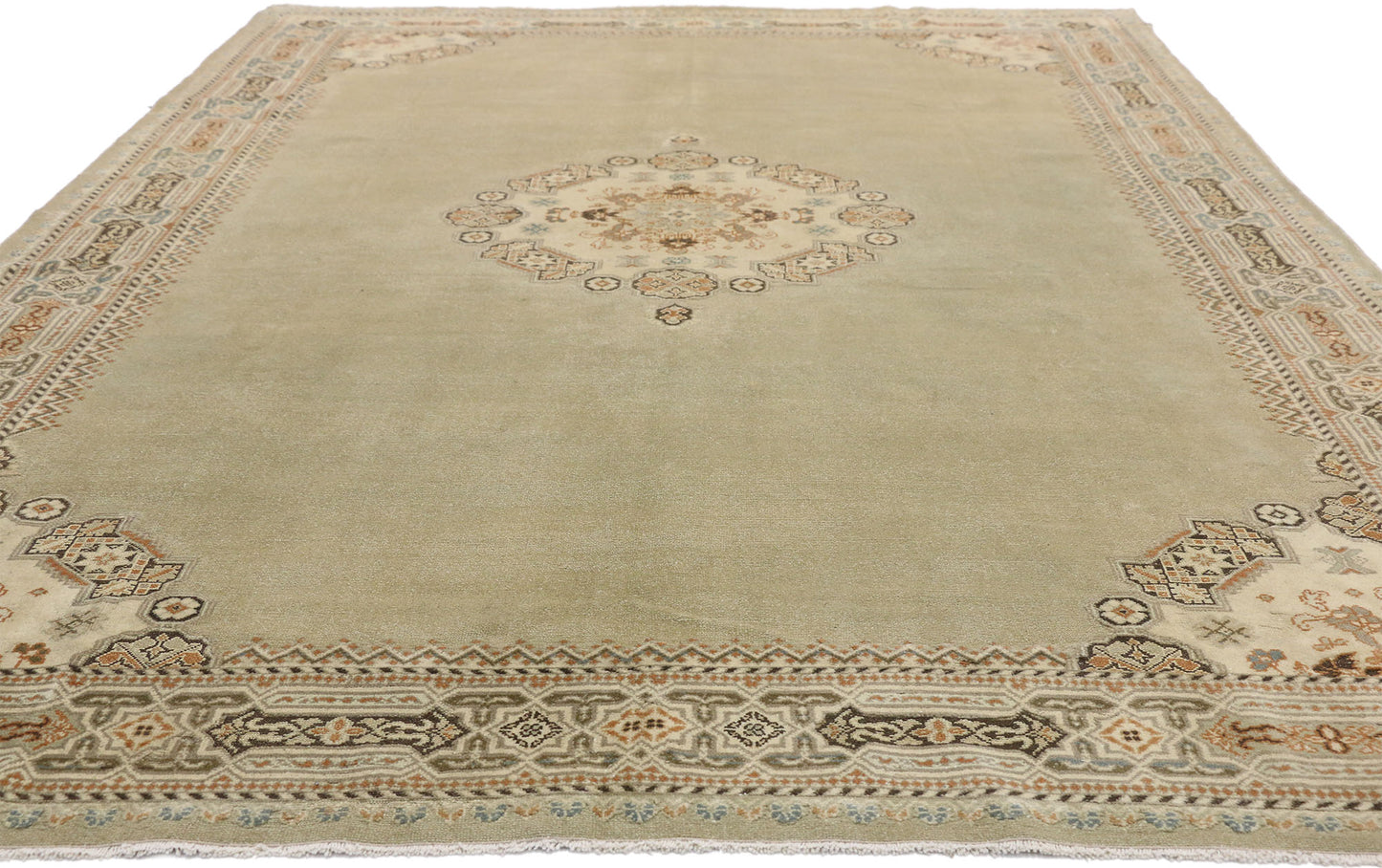 7 x 10 Antique Persian Malayer Rug 52495