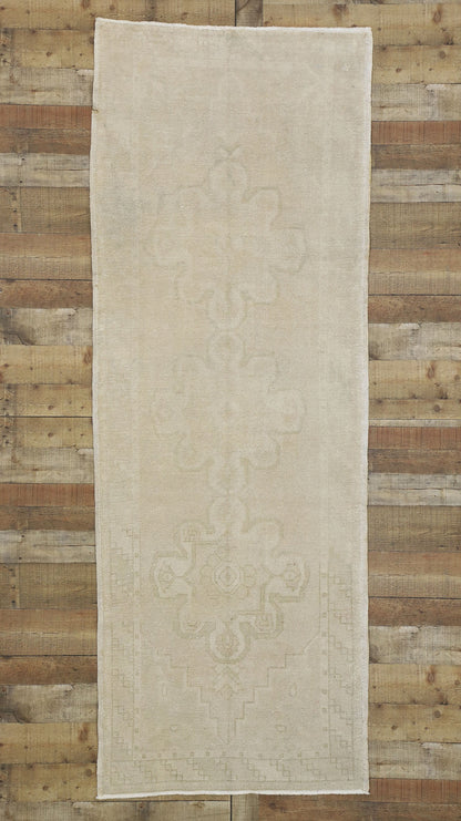 3 x 9 Vintage Oushak Rug 52496