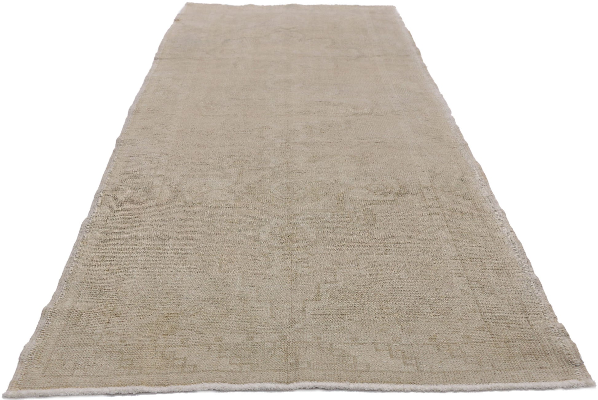 3 x 9 Vintage Oushak Rug 52496