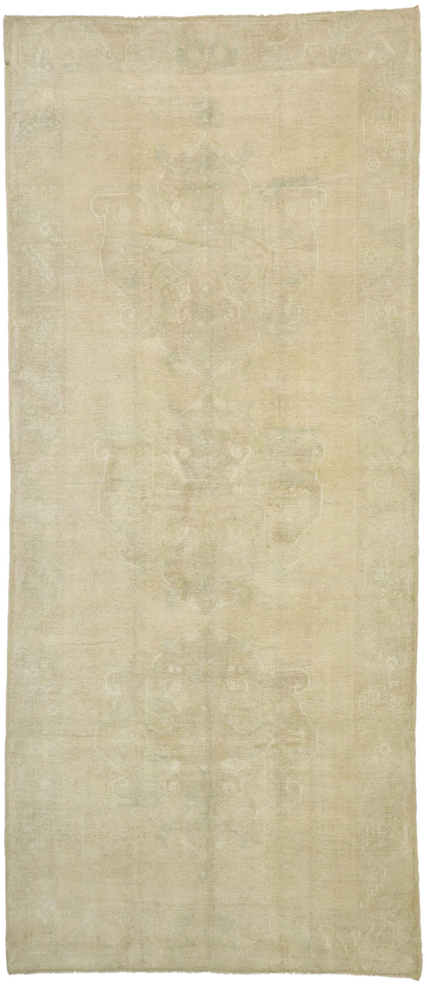 5 x 12 Vintage Oushak Rug 52497