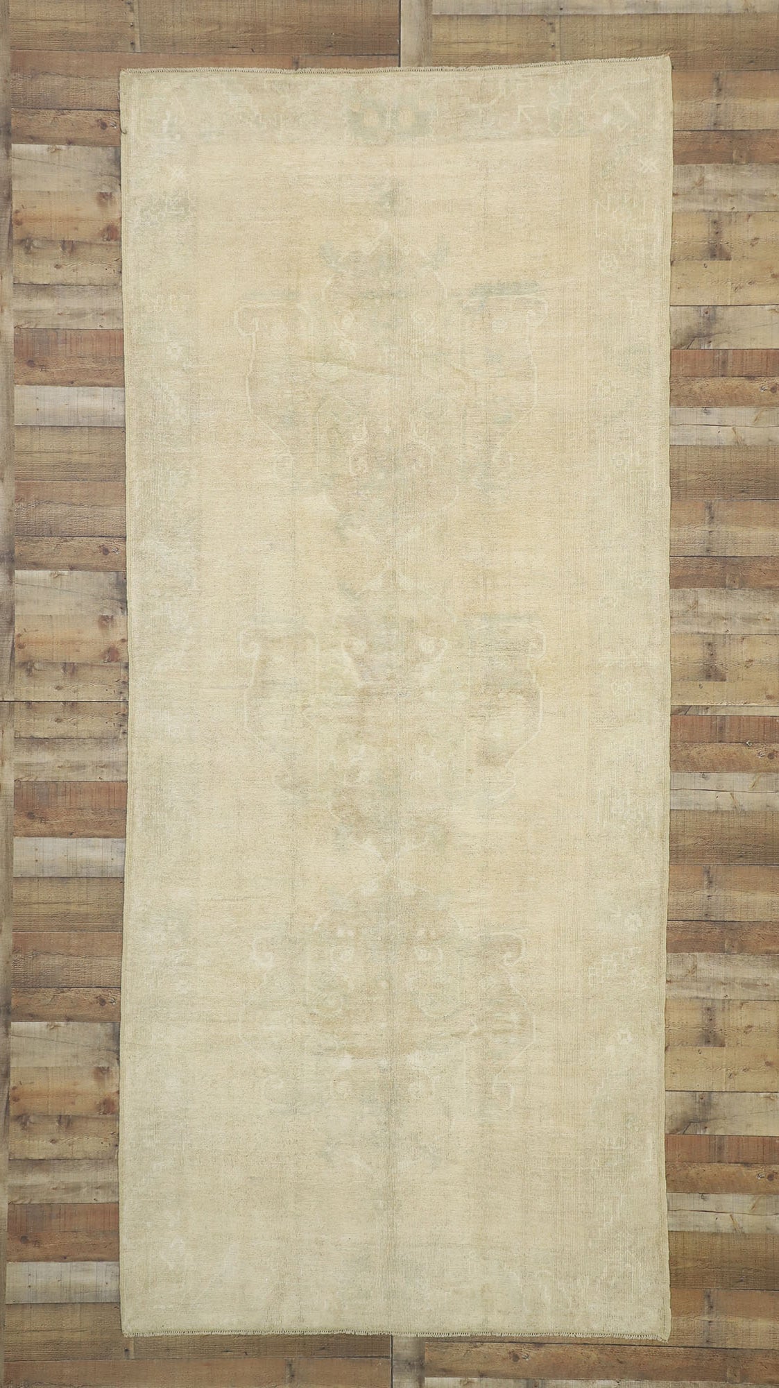 5 x 12 Vintage Oushak Rug 52497