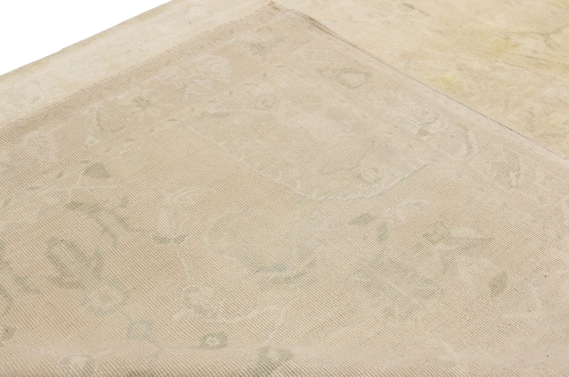 5 x 8 Vintage Turkish Oushak Rug 52500