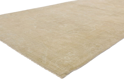5 x 11 Vintage Turkish Oushak Rug 52503