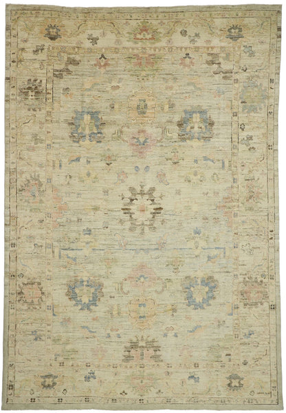 10 x 15 Modern Turkish Oushak Rug 52505