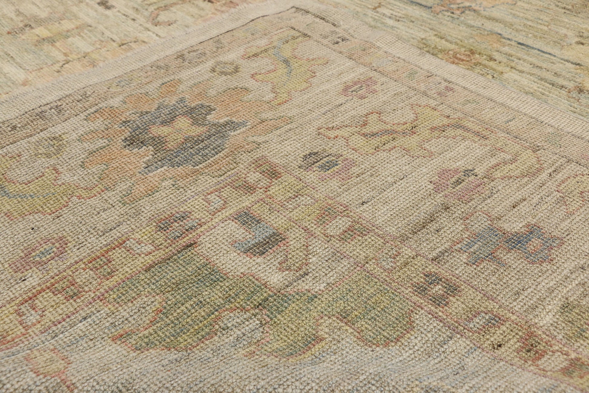 10 x 15 Modern Turkish Oushak Rug 52505