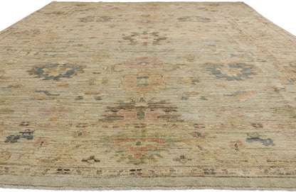 10 x 15 Modern Turkish Oushak Rug 52505