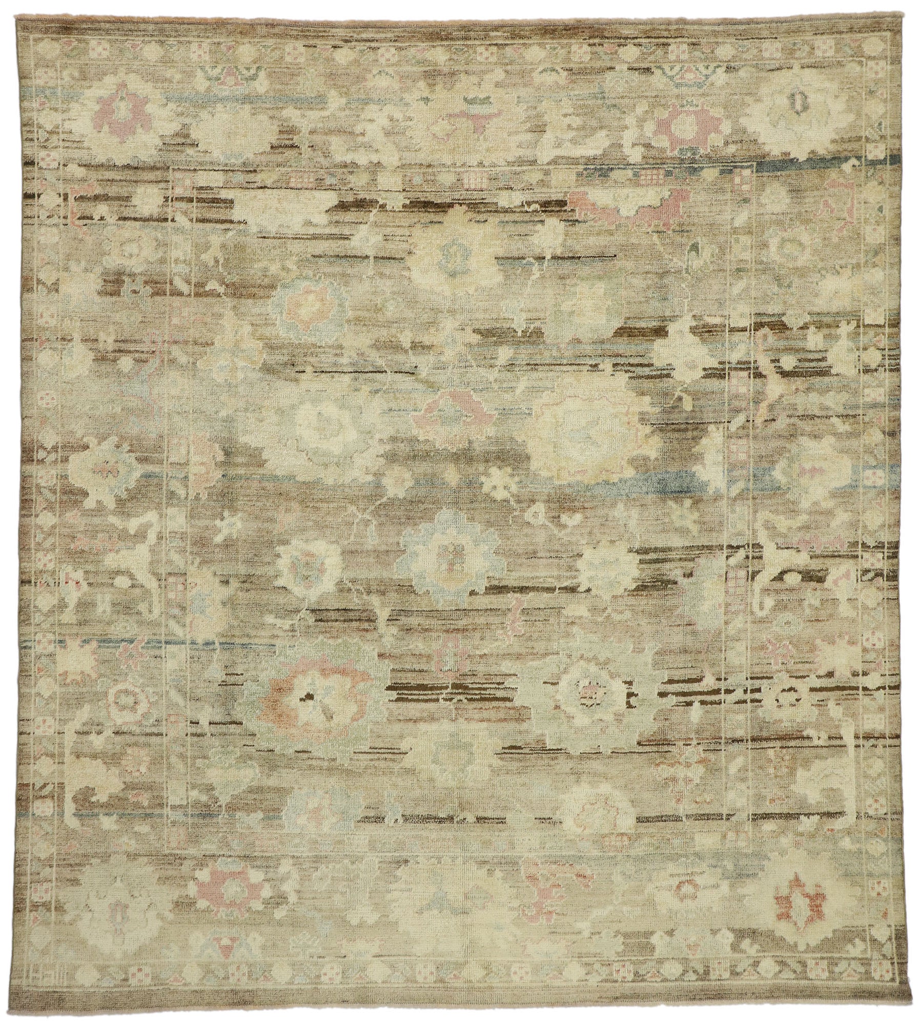 8 x 9 Contemporary Turkish Oushak Rug 52507