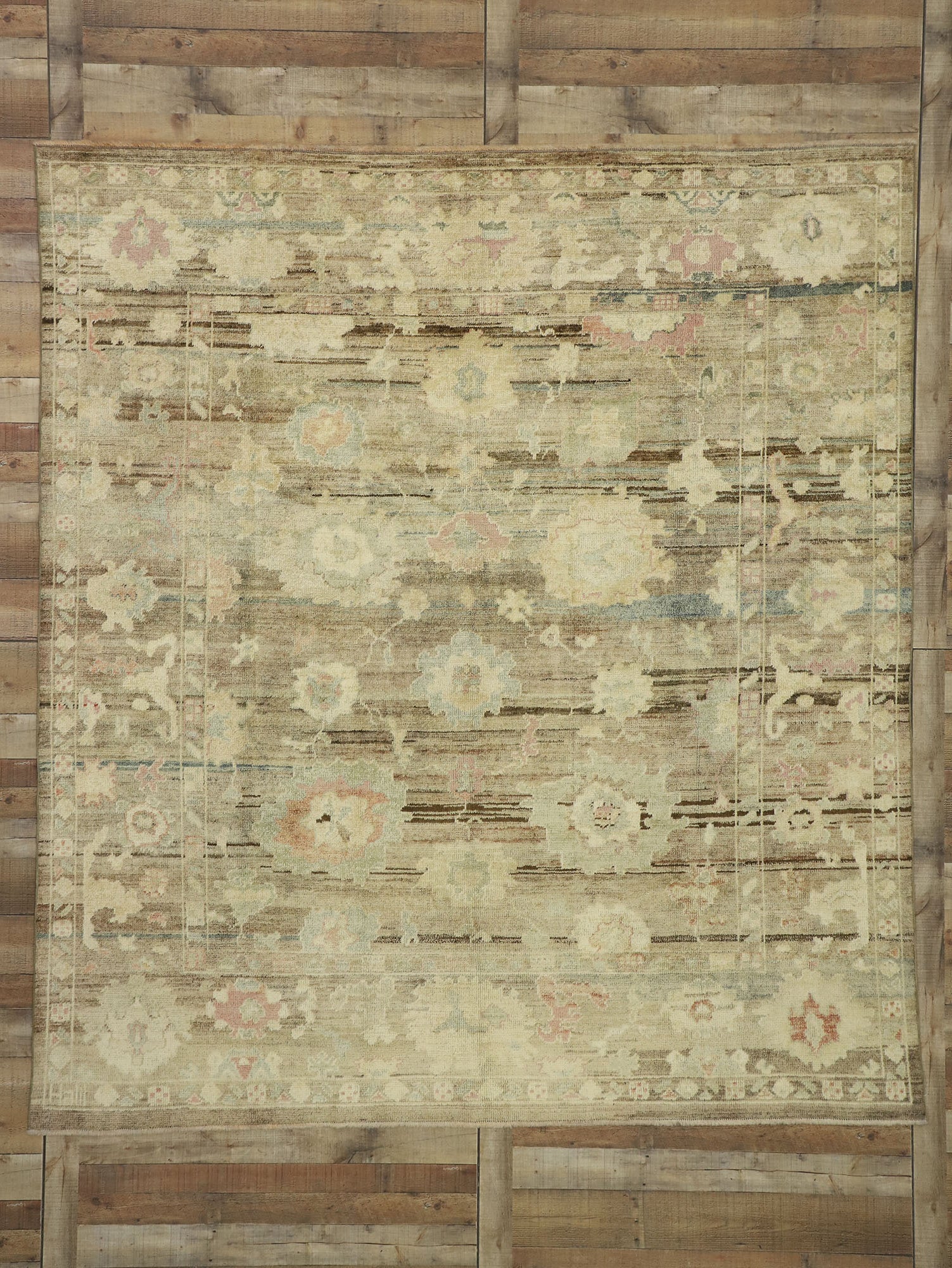 8 x 9 Contemporary Turkish Oushak Rug 52507