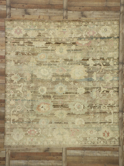8 x 9 Contemporary Turkish Oushak Rug 52507
