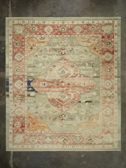 13 x 15 Turkish Oushak Rug 52510