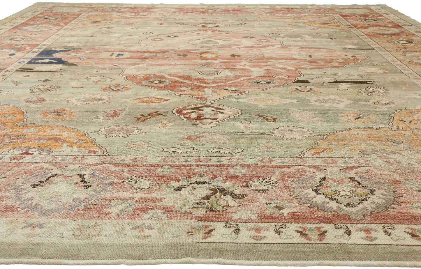 13 x 15 Turkish Oushak Rug 52510