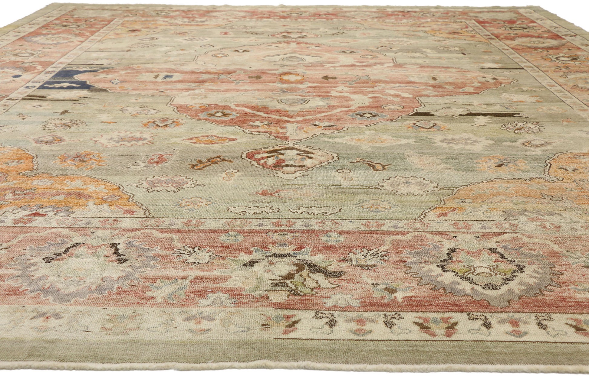 13 x 15 Turkish Oushak Rug 52510