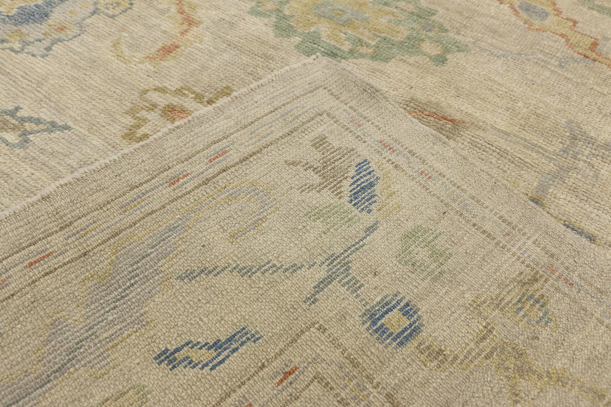 6 x 9 Contemporary Turkish Oushak Rug 52511