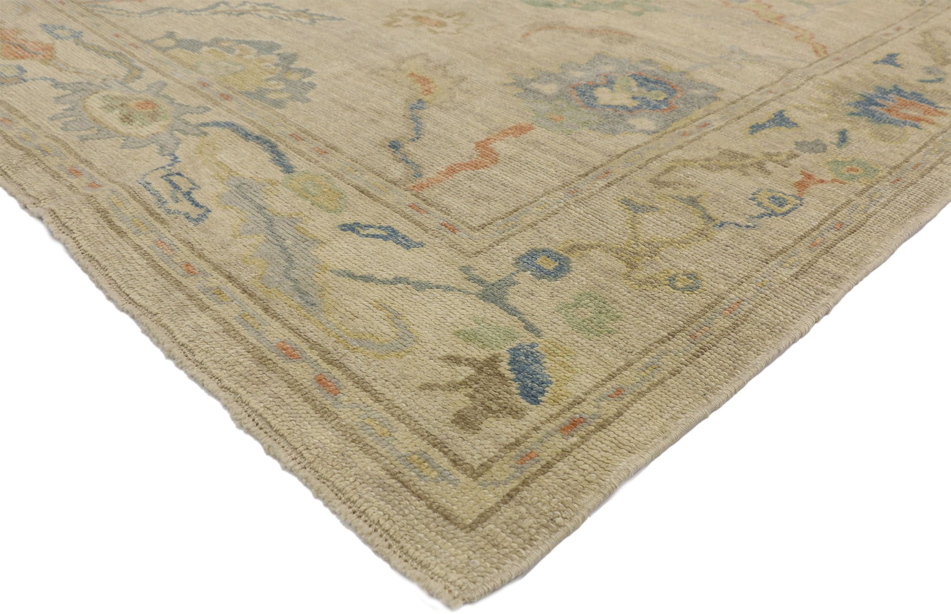 6 x 9 Contemporary Turkish Oushak Rug 52511