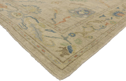 6 x 9 Contemporary Turkish Oushak Rug 52511