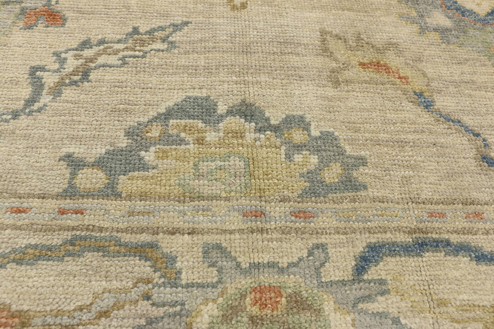 6 x 9 Contemporary Turkish Oushak Rug 52511