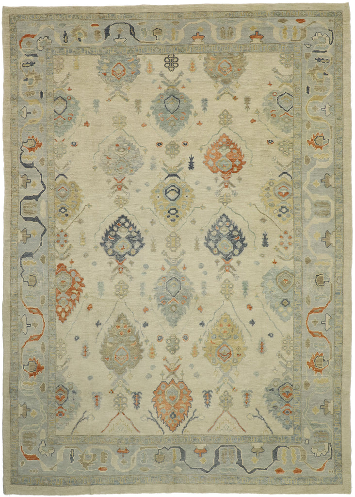 11 x 15 Contemporary Turkish Oushak Rug 52512