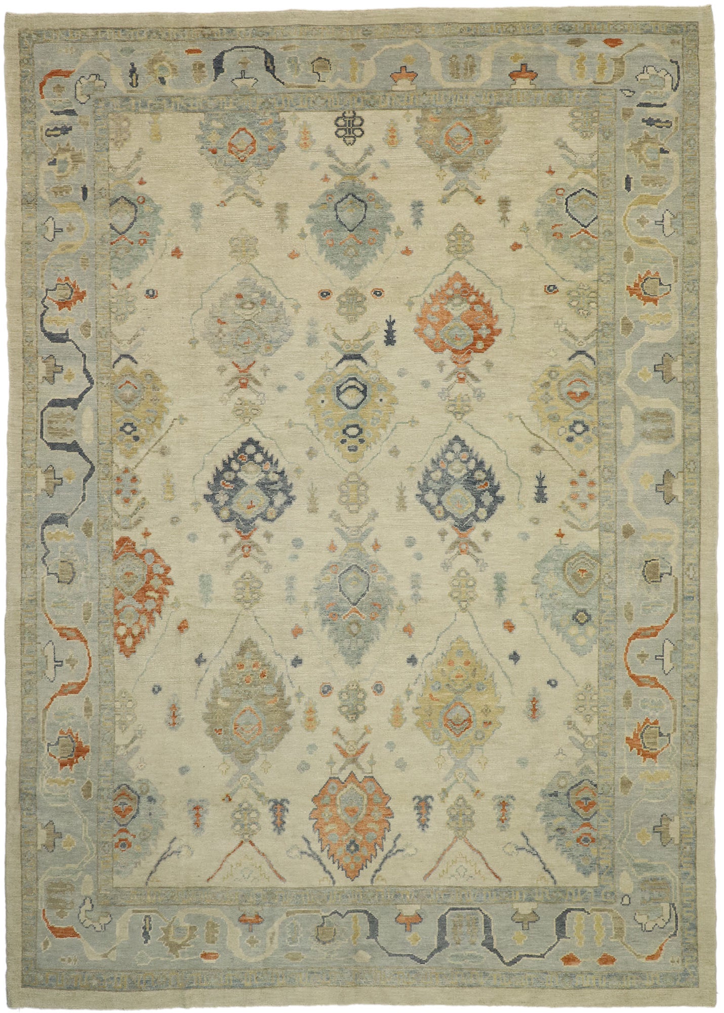 11 x 15 Contemporary Turkish Oushak Rug 52512