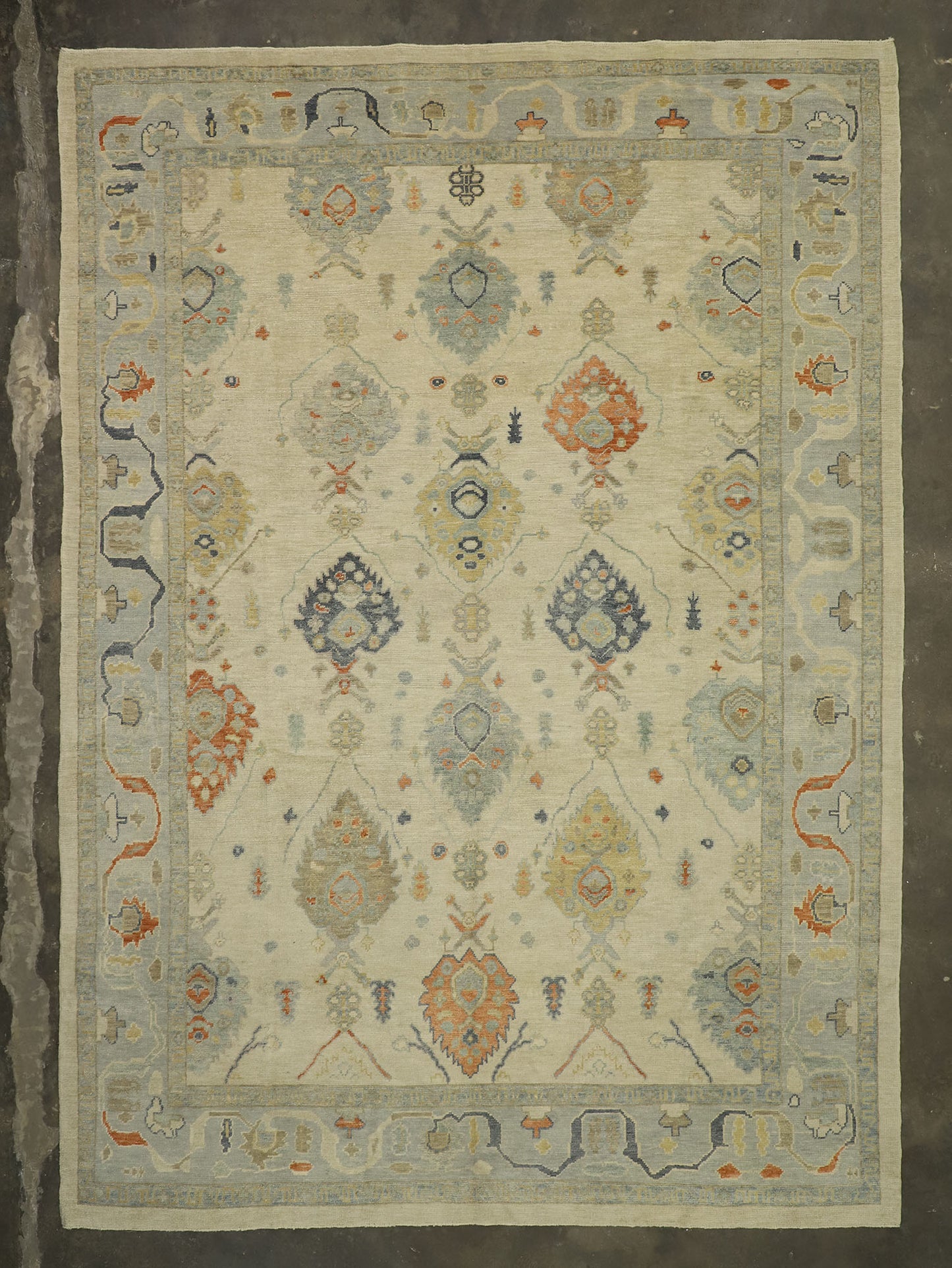 11 x 15 Contemporary Turkish Oushak Rug 52512