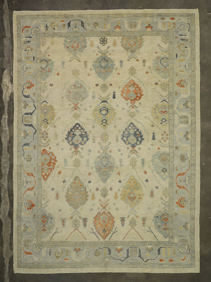 11 x 15 Contemporary Turkish Oushak Rug 52512