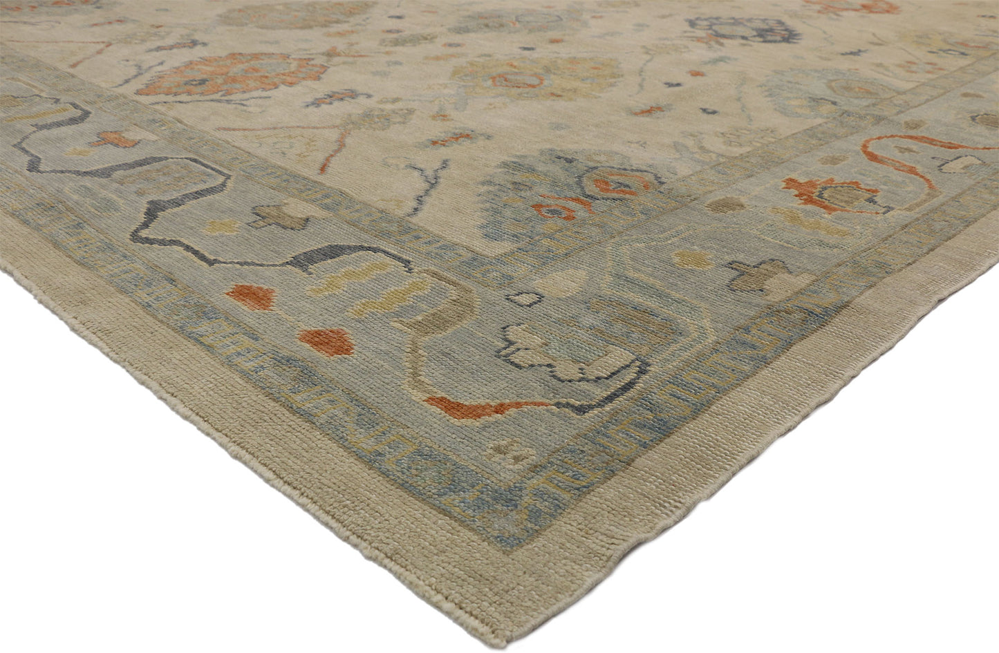 11 x 15 Contemporary Turkish Oushak Rug 52512