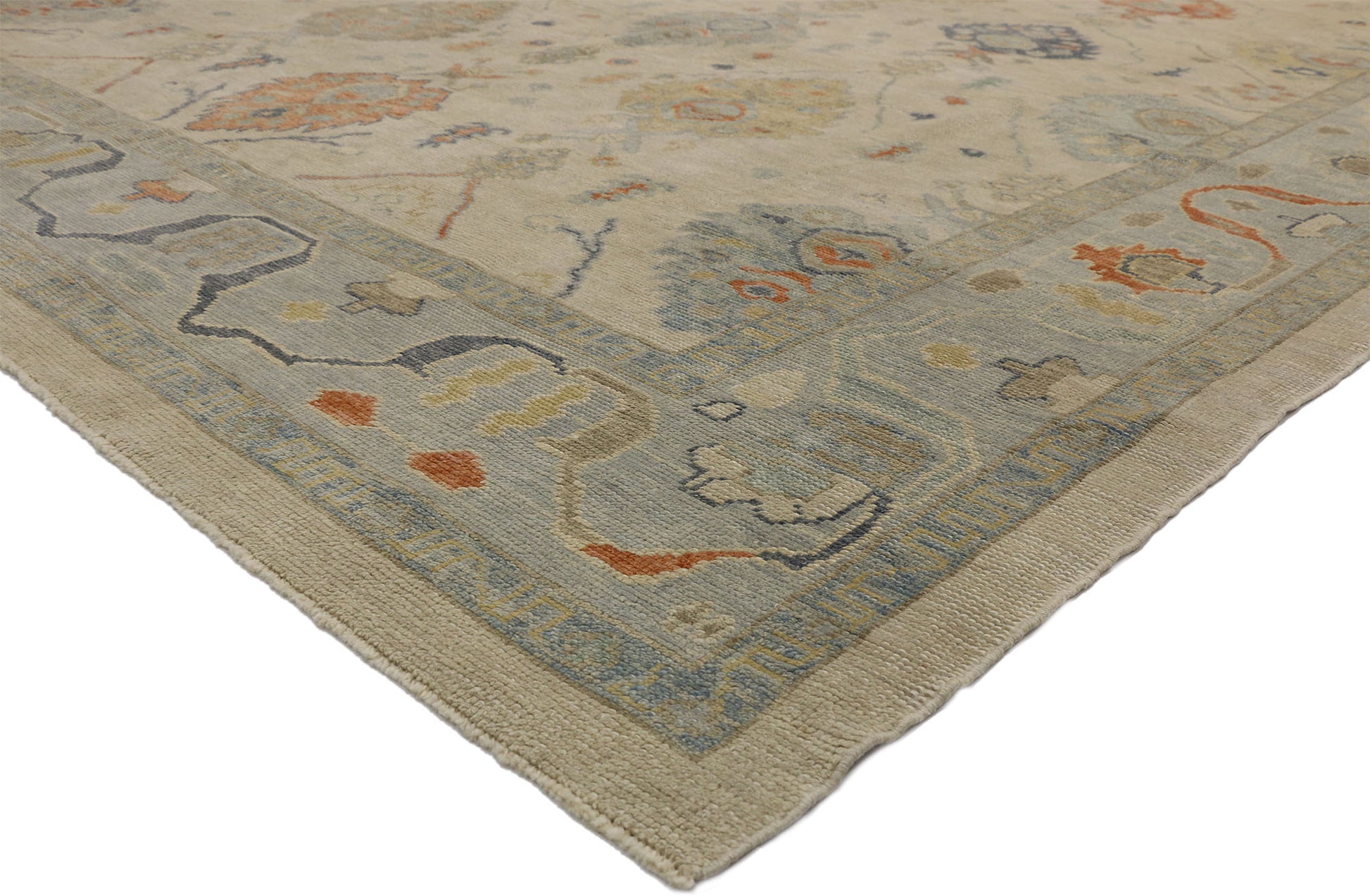 11 x 15 Contemporary Turkish Oushak Rug 52512