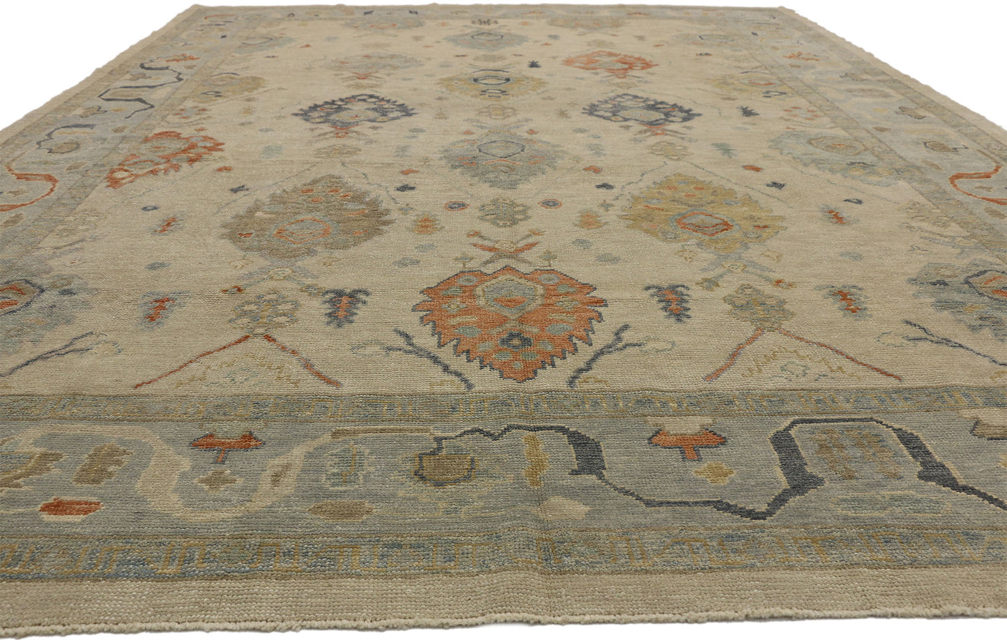 11 x 15 Contemporary Turkish Oushak Rug 52512