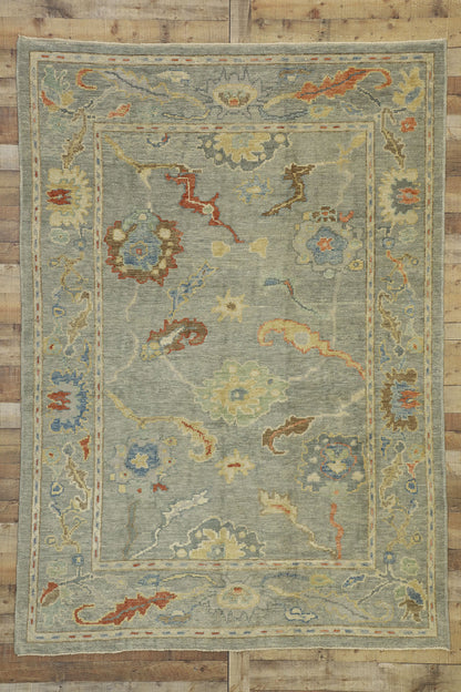6 x 9 Oushak Rug 52513