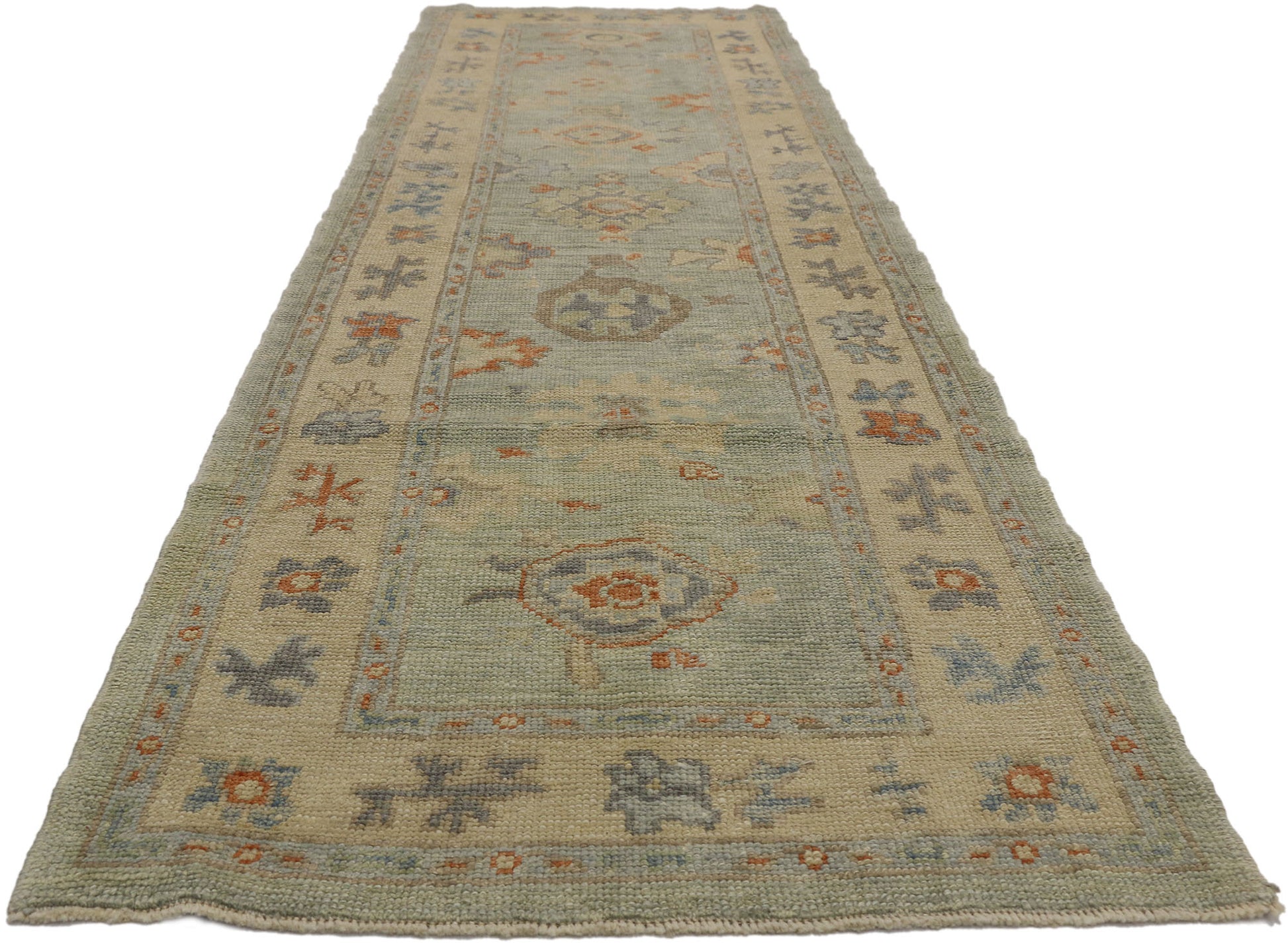 3 x 11 Oushak Runner 52517