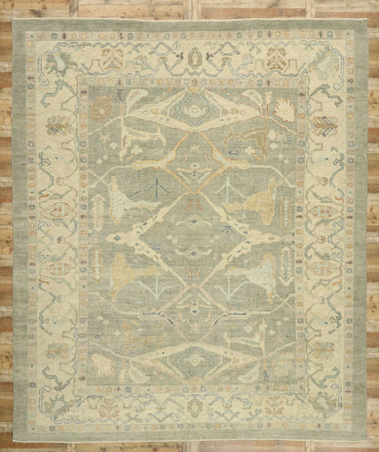 12 x 15 Contemporary Turkish Oushak Rug 52521