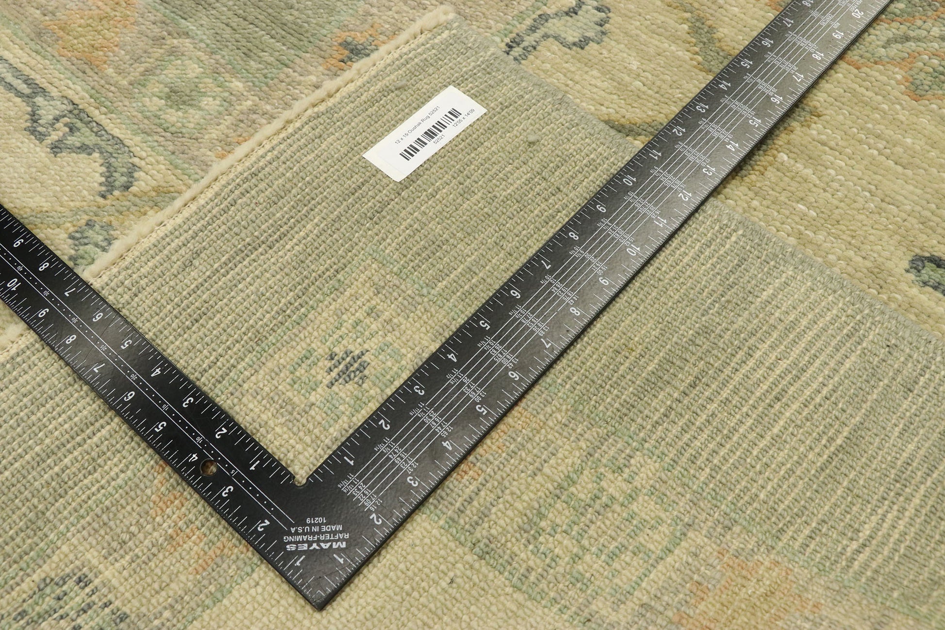 12 x 15 Contemporary Turkish Oushak Rug 52521
