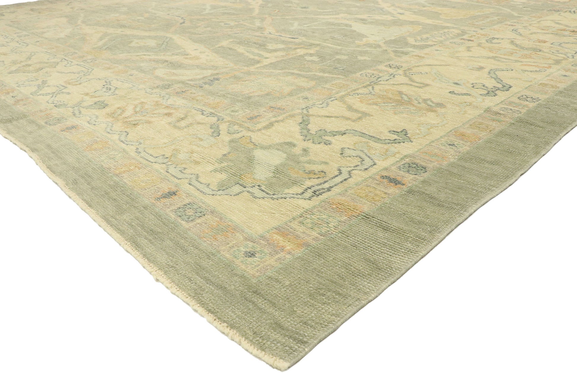 12 x 15 Contemporary Turkish Oushak Rug 52521