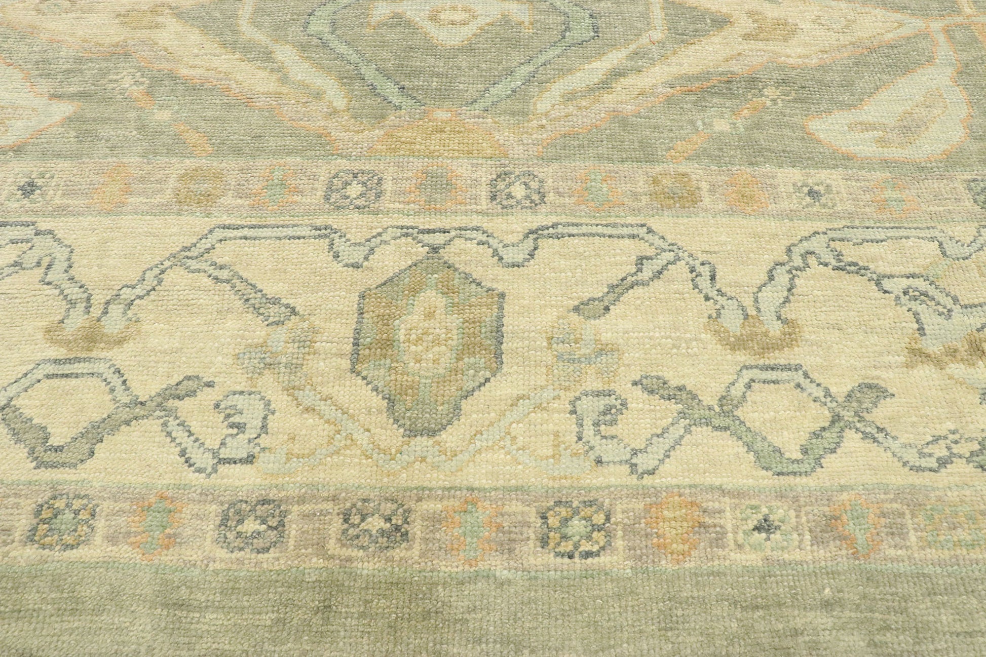 12 x 15 Contemporary Turkish Oushak Rug 52521