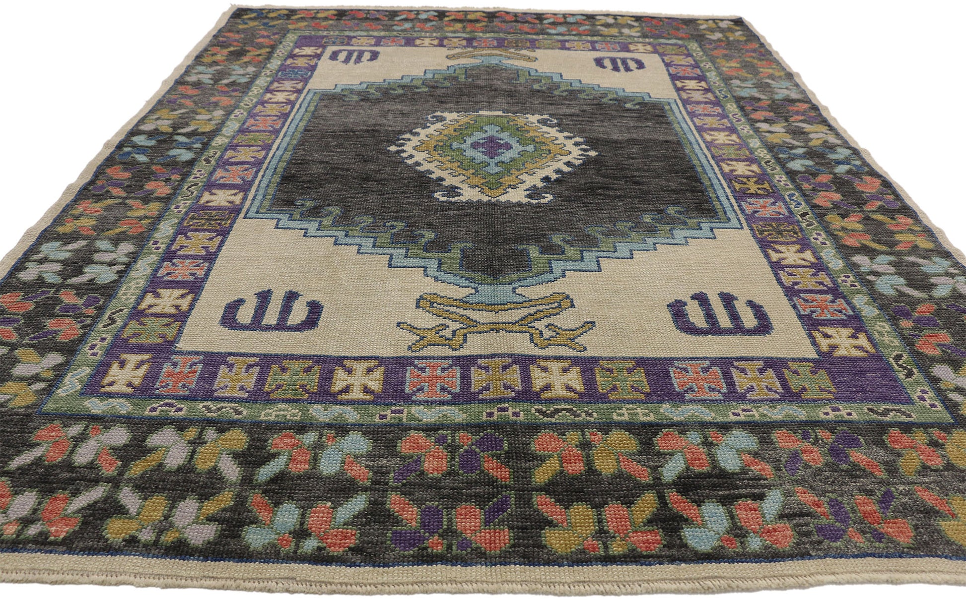 6 x 9 Oushak Rug 52523