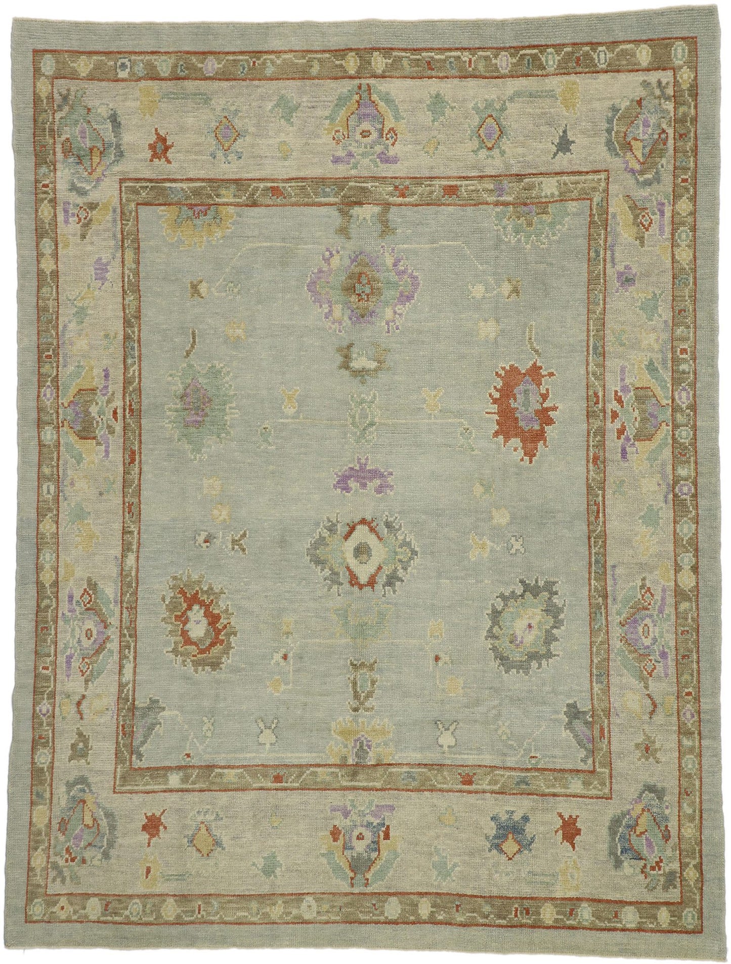 8 x 10 Oushak Rug 52525