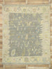 8 x 11 Colorful Oushak High-Low Rug 52527