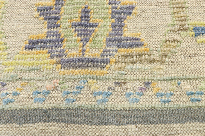 8 x 11 Colorful Oushak High-Low Rug 52527